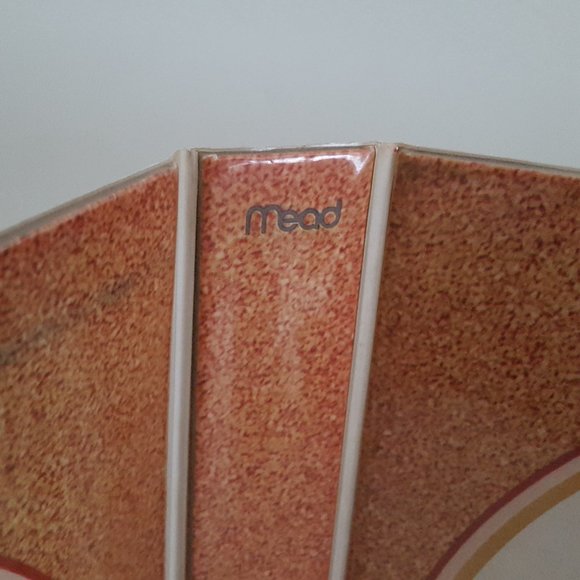 Vintage Mead The Organizer Tri-Fold 1" 3 -Ring Binder Tiger/Raccoon/Panda - Picture 10 of 15